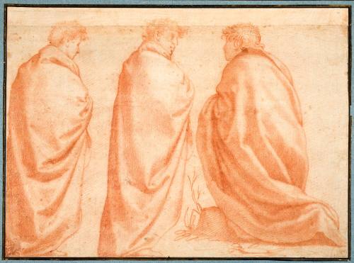 Three Draped Male Figures