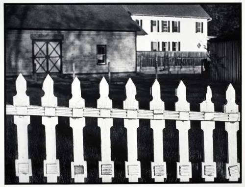The White Fence, Port Kent, New York, from "Portfolio III"