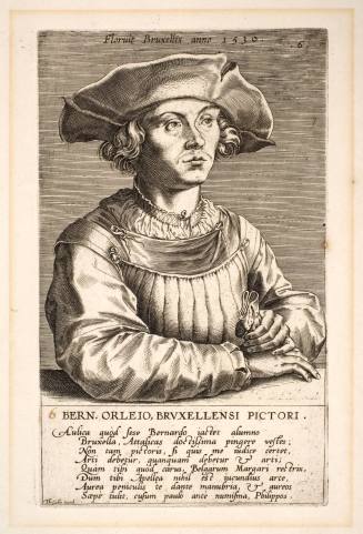 Bernard Orley, plate 6 from the series "Pictorum aliquot celebrium Germanaie inferioris effigies (Portraits of some Celebrated Artists of the Low Countries)"