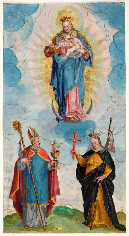 Virgin and Child with Saints Hugh of Lincoln and Bridget of Sweden