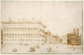 The Palazzo Strozzi and the Via Tornabuoni