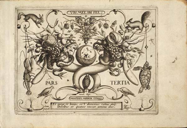 Frontispiece, "Pars Tertia," from "Archetypa Studiaque Patris Georgii Hoefnagelii"