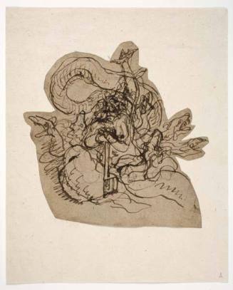 A Study for Hercules Slaying the Hydra