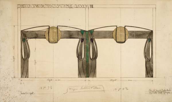 Drawing for Exhibition Stand for Francis Smith, Esqr., Glasgow