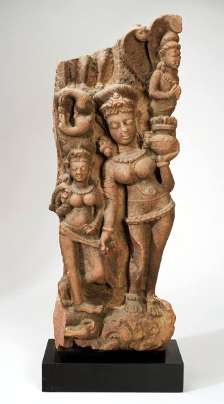 River Goddess Ganga and Female Attendant