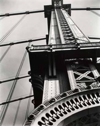Manhattan Bridge Looking Up, New York