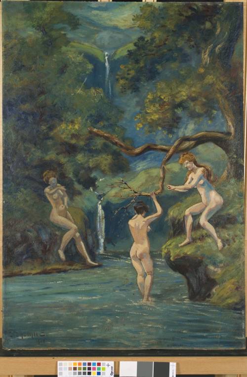 Three Nymphs Bathing