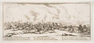 La Bataille (The Battle), plate 3 from the series "Les Grandes Misères de la Guerre" (The Large Miseries of War)