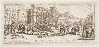 La Dévastation d’un monastère (The Destruction of a Convent), plate 6 from the series "Les Grandes Misères de la Guerre" (The Large Miseries of War)