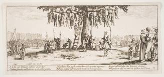 La Pendaison (The Hanging), plate 11 from the series "Les Grandes Misères de la Guerre" (The Large Miseries of War)