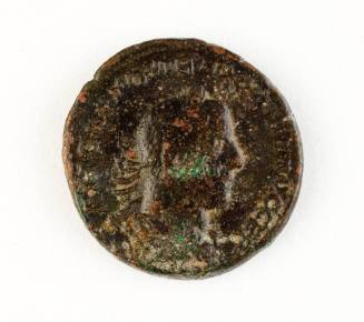 Coin of Philip I: Laureate Bust / Eagle inside Distyle Temple