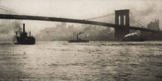 Brooklyn Bridge from the River, from  "New York"
