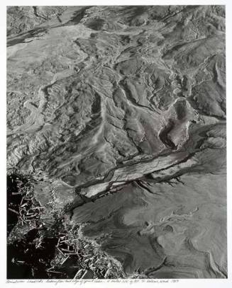 Aerial View: Landslide--Debris Flow, near Mt. St. Helens