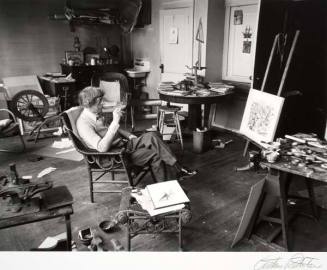 John Marin in His Studio, Hoboken, New Jersey