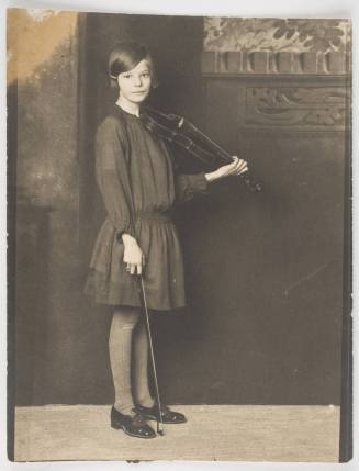 Portrait of a Girl with a Violin