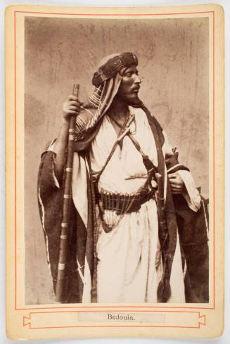 Bedouin, from the album "Souvenir d'Eqypte: 25 Types Remarquables du Pays" (Souvenir from Egypt: 25 Remarkable Types from the Country)