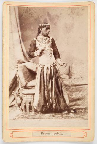 Danseur public, from the album "Souvenir d'Eqypte: 25 Types Remarquables du Pays" (Souvenir from Egypt: 25 Remarkable Types from the Country)