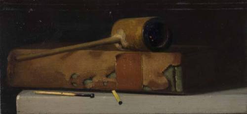 Still Life with Pipe and Book