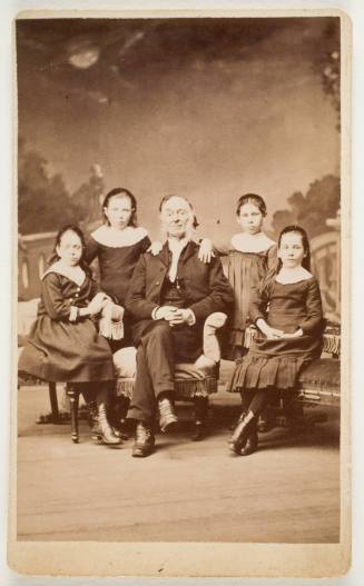 Portrait of a Man and Four Girls