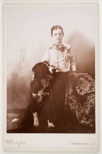 Portrait of a Boy and a Dog (Ellen F. Tuckey and Ray?)