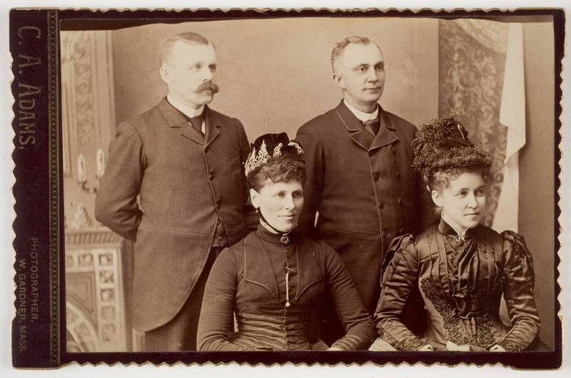 Mrs. Drake, Mrs. Abbott, Joseph W. Hyde and Charles Greenwood