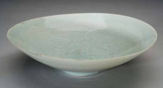 Qingbai ware bowl: floral scrolls and boys