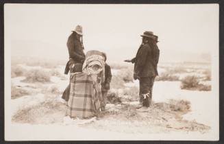 Unidentified Paiute Men and Children
