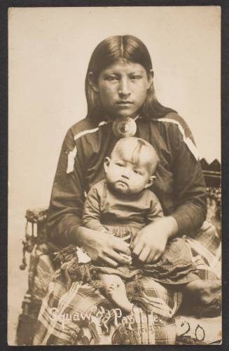 An Unidentified Cherokee Woman and Child