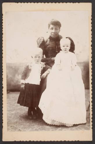 Portrait of a Woman with two Children (Hershial and Puimy Currey?)