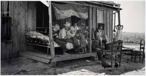 Tenant Farmer with Six Children from Cook County, Texas, from "An American Exodus"