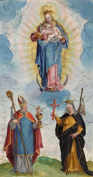 Virgin and Child with Saints Hugh of Lincoln and Bridget of Sweden