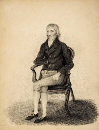 An Old Man Seated in an Arm Chair