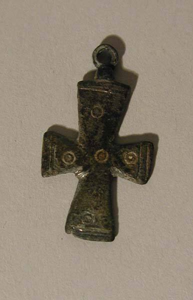 Cross Pendant with Circles