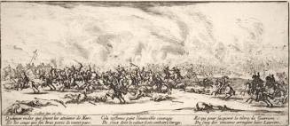 La Bataille (The Battle), plate 3 from the series "Les Grandes Misères de la Guerre" (The Large Miseries of War)