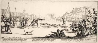 L’Arquebusade (The Firing Squad), plate 12 from the series "Les Grandes Misères de la Guerre" (The Large Miseries of War)