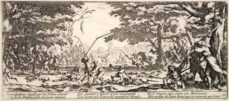 La Revanche des paysans (The Peasants Avenge Themselves), plate 17 from the series "Les Grandes Misères de la Guerre" (The Large Miseries of War)