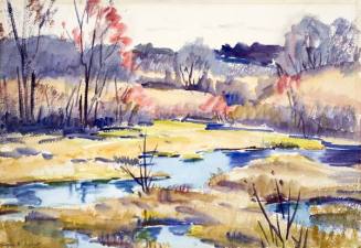 Untitled (Fall Landscape with Marsh)