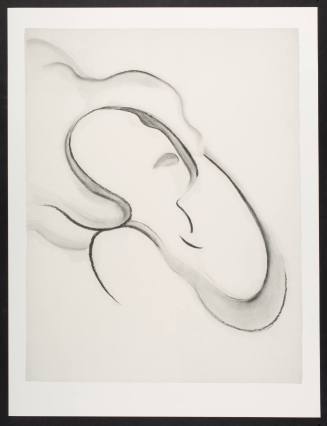 Abstraction IX, plate III from the portfolio "Georgia O'Keeffe Drawings"