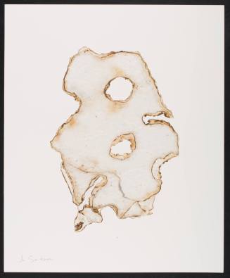 Untitled, from "Ignitions" ("Hephaestus' Breath" burn drawing series)