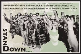 Stand Down NATO, from the portfolio "Celebrate People's History: Iraq Veterans Against the War - Ten Years of Fighting for Peace and Justice"
