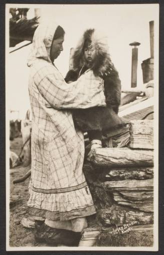 An Unidentified Inuit Woman and Child