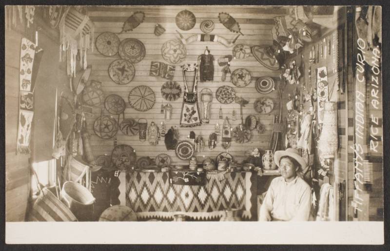 The Apache Shop "Tiffany's Indian Curio" in Rice, Arizona