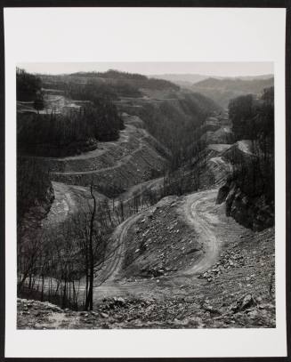 Strip mining, dirt roads, from the series "Appalachia"