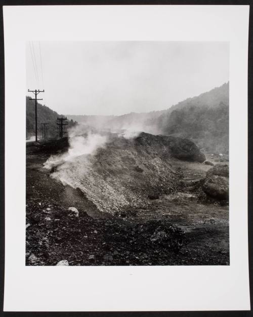 Slag, telephone poles, from the series "Appalachia"