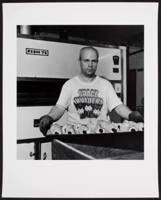 Baker in Space Invaders T-shirt, from the series "Lower West Side"