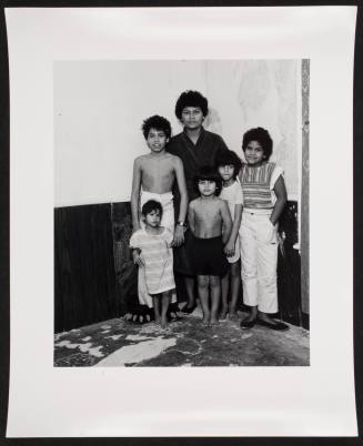 Mother and five children in corner, from the series "Lower West Side"