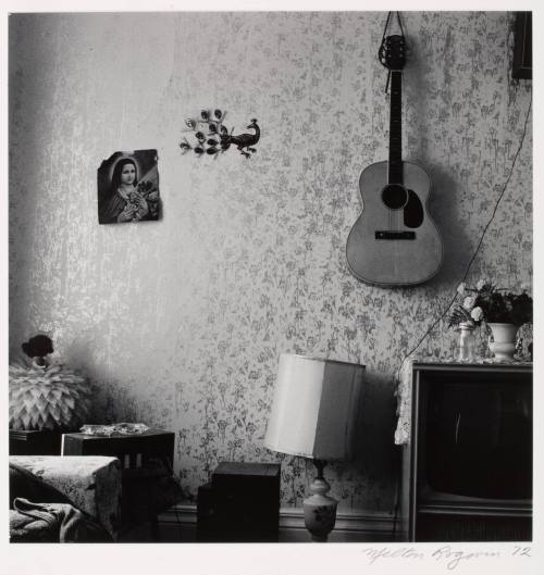 Guitar on wall, from the series "Lower West Side"