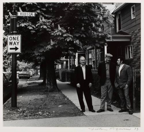 Three men on Hudson Street, from the series "Lower West Side"