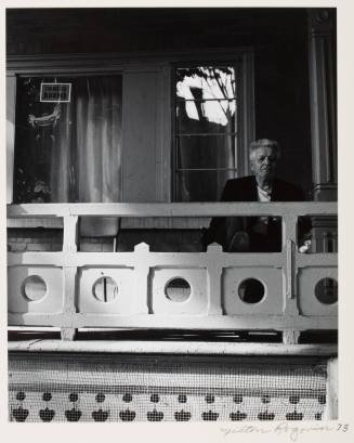 Man on porch, from the series "Lower West Side"