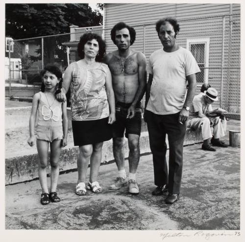 Girl, parents, grandfather, from the series "Lower West Side"